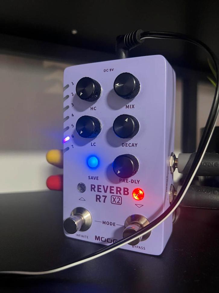 Mooer stereo Reverb R7 gitaar effect pedaal, Muziek en Instrumenten, Effecten, Reverb, Ophalen of Verzenden