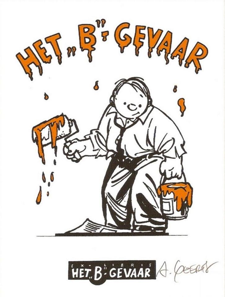 Ex-Libris ‘Het “B”-gevaar’ - André Geerts, Livres, BD, Neuf, Une BD, Enlèvement