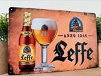 Metalen wandplaat Leffe, Ophalen of Verzenden, Nieuw, Reclamebord, Plaat of Schild, Leffe