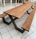 Thermowood picnic bench, Jardin & Terrasse, Tables de pique-nique, Rectangulaire, Acier, Enlèvement ou Envoi, Neuf