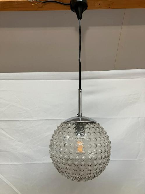 Glazen hanglamp Staff Leuchten door Rolf Krüger Duitsland 70, Huis en Inrichting, Lampen | Losse lampen, Gebruikt, Ophalen of Verzenden