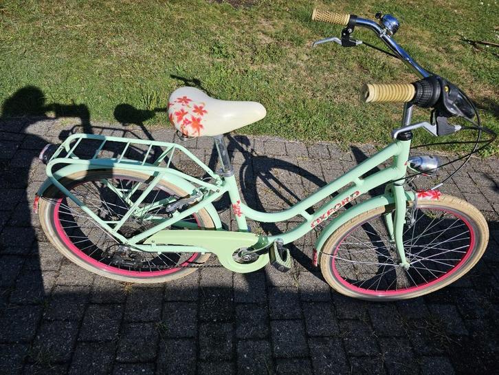 Meisjesfiets Oxford 24 inch, Fietsen en Brommers, Fietsen | Meisjes, Gebruikt, 24 inch, Handrem, Versnellingen, Ophalen