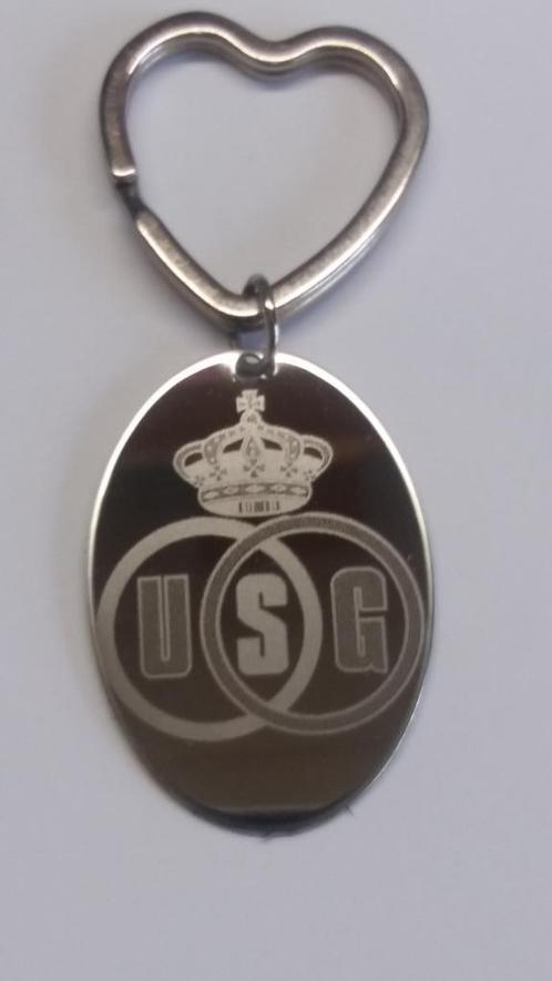 Stalen sleutelhanger: UNION SAINT GILLOISE, Verzamelen, Sleutelhangers, Nieuw, Merk, Ophalen of Verzenden