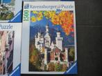 Puzzel Ravensburger Neuschwanstein in de herfst, Hobby en Vrije tijd, Ophalen of Verzenden, 500 t/m 1500 stukjes, Nieuw, Legpuzzel
