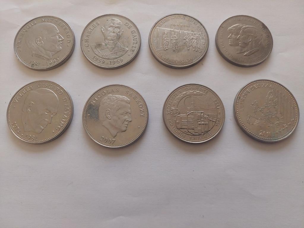 verzameling munten uit verschillende landen,, Ophalen of Verzenden