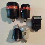 2 FalconEyes flits (master & slave) + 2 Godox flash (slave), Ophalen of Verzenden, Zo goed als nieuw, Lamp of Flitsset