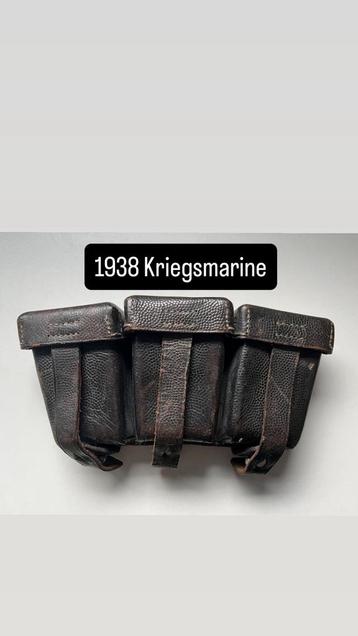 1938 Kriegsmarine Patronentas ww2 duits beschikbaar voor biedingen