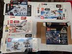 Lot de 11 boites et plus de 130 notices star wars lego, Ophalen, Gebruikt