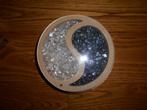 Yin-Yang met bergkristal en hematiet, Verzamelen, Mineralen en Fossielen, Ophalen, Mineraal