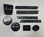 Triumph emblemen allerlei 9 x, Ophalen of Verzenden, Gebruikt, Triumph