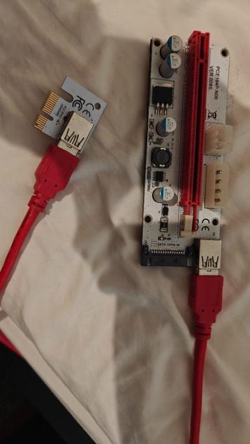 PCI-E risers VER 008s beschikbaar voor biedingen