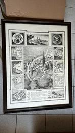 Prent Menen, 54 cmx68 cm, Antiquités & Art, Art | Dessins & Photographie, Enlèvement ou Envoi