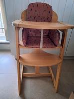 Meegroei eetstoel met kussen, Ophalen, Zo goed als nieuw
