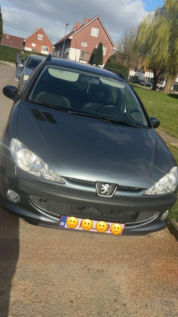 Peugeot 206SW, Auto's, Peugeot, Diesel, Euro 4, Break, 5 deurs, Handgeschakeld, Zilver of Grijs, Grijs, Stof, Ophalen