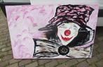 Mooi Modern geschilderd Werk 'Clown' - 120x80, Antiek en Kunst, Kunst | Schilderijen | Modern, Ophalen of Verzenden