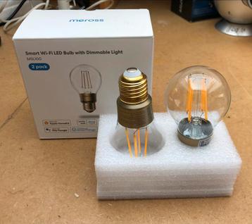 2 x Smart wifi dimmable led lights Apple HOMEKIT, Alexa etc disponible aux enchères