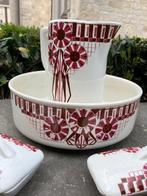 ENSEMBLE DE TOILETTE ART DÉCO FAIENCERIE SAINT GHISLAIN, Antiquités & Art, Enlèvement ou Envoi