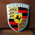 Emaille Schild PORSCHE Reclamebord Vintage Plaque Duitsland, Verzenden, Gebruikt, Reclamebord