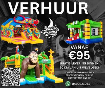 Springkasteel verhuur BOUNCE, Hobby en Vrije tijd, Verzenden