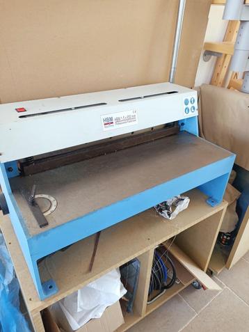 plaatschaar HBM 1,5 x 650 mm beschikbaar voor biedingen