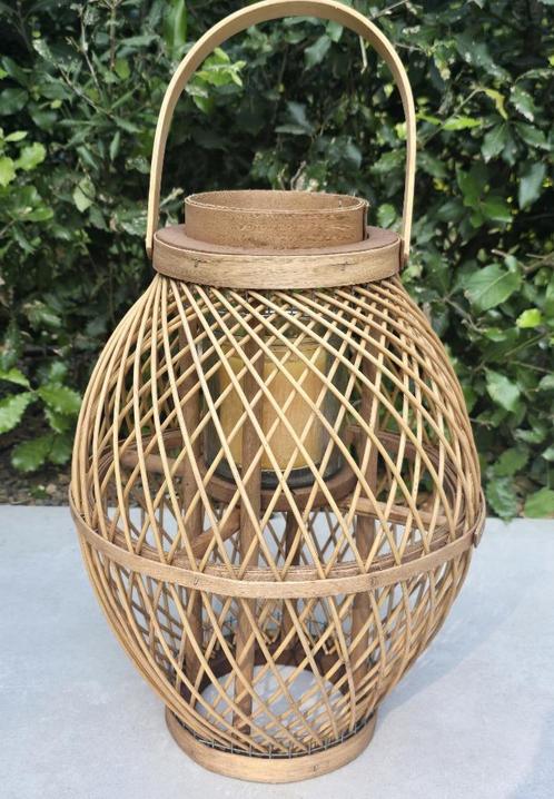 Windlicht/kaarsenhouder - geschikt voor binnen en buiten, Tuin en Terras, Fakkels, Zo goed als nieuw, Ophalen of Verzenden