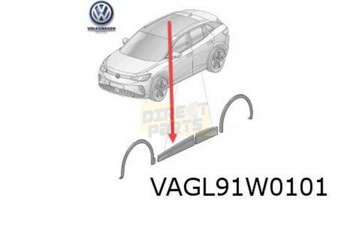 Volkswagen ID.4 (11/20-) stootlijst voorportier Links (9B9 s, Autos : Pièces & Accessoires, Carrosserie & Tôlerie, Volkswagen