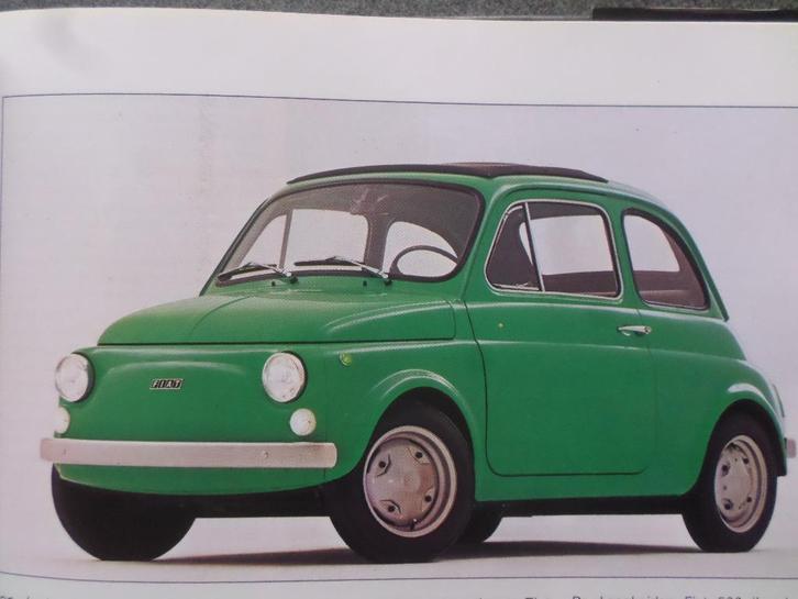 Livre Vintage Fiat 500 Topolino X 1/9 Dino, Livres, Autos | Livres, Opel, Enlèvement ou Envoi