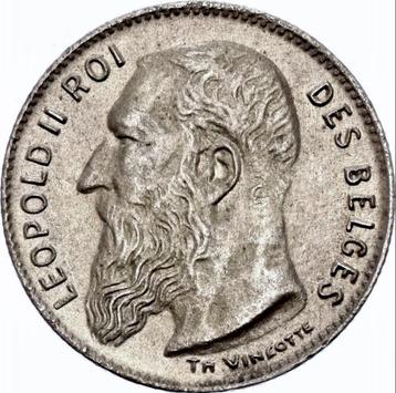 Belgium 50 Cents 1909 UNC  beschikbaar voor biedingen