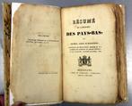 Résumé de l'Histoire des PAYS-BAS. 1827. F.Reiffenberg, 19e siècle, Utilisé, Enlèvement ou Envoi, Frédéric de Reiffenberg