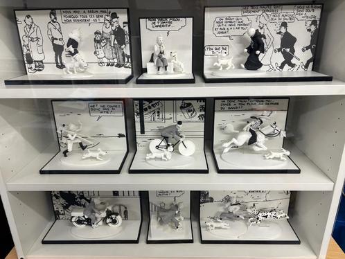 Tintin - Collection 9 figurines Noir & Blanc - Hors Série, Verzamelen, Beelden en Beeldjes, Nieuw, Ophalen