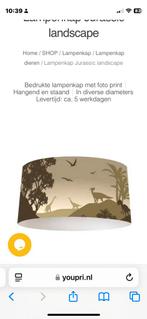 Lamp kinderkamer Dinosaurus met fitting, Huis en Inrichting, Ophalen, Beige, 25 tot 50 cm, Rond
