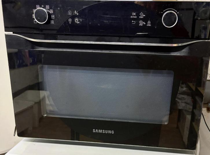 Samsung combi microgolfoven / magnetronoven MC35J8085CT, Elektronische apparatuur, Microgolfovens, Gebruikt, Vrijstaand, Combi-microgolfoven