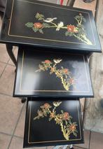 3 tafeltjes in chinese stijl, Huis en Inrichting, Ophalen, Zo goed als nieuw
