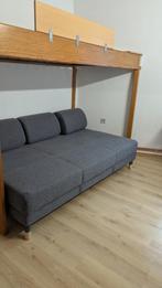 Slaapbank zetel te koop, Huis en Inrichting, Zetels | Zetels, Ophalen, 125 tot 150 cm, Tweepersoons, Zo goed als nieuw