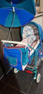 kinderwagen met combinatie, Zo goed als nieuw, Verstelbare duwstang, Ophalen, Kinderwagen