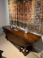 Gateleg eiken Eettafel met of zonder stoelen, Antiek en Kunst, Antiek | Meubels | Tafels, Ophalen