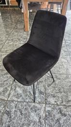 Design stoelen velvet stoelen, Huis en Inrichting, Ophalen, Zwart, Design, Zo goed als nieuw