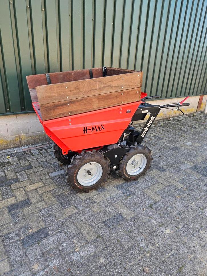 Muck Truck H-Max kruiwagen, Tuin en Terras, Kruiwagens, Zo goed als nieuw, Ophalen