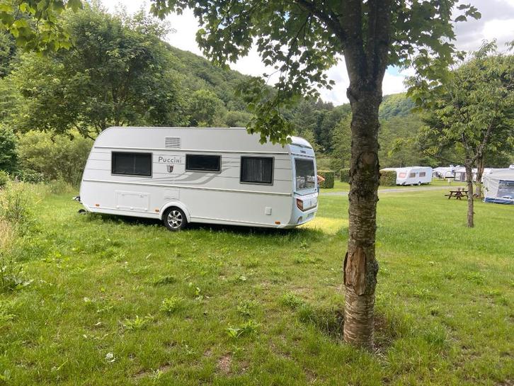 Tabbert Puccini 490 TD, Caravans en Kamperen, Caravans, Particulier, tot en met 4, 1500 - 2000 kg, Rondzit, Tabbert, Frans bed
