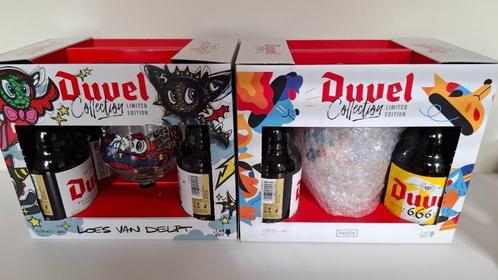 Set Duvel geschenkbox Loes Van Delft ('25) & Hedof ('23), Verzamelen, Biermerken, Nieuw, Glas of Glazen, Duvel, Ophalen of Verzenden