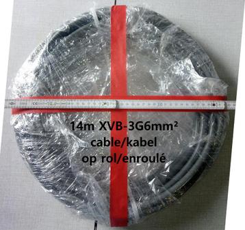 CÂBLE XVB 3G6 de 14 m, Enlèvement ou Envoi, Neuf, Câble ou Fil électrique