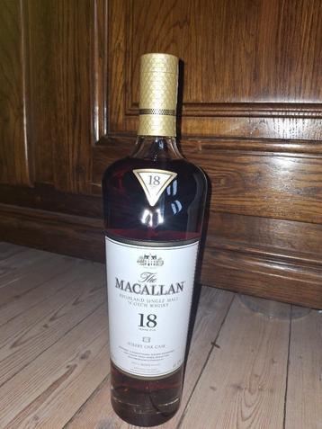 Macallan sherry oaked 18 jaar (2023 uitgave) beschikbaar voor biedingen