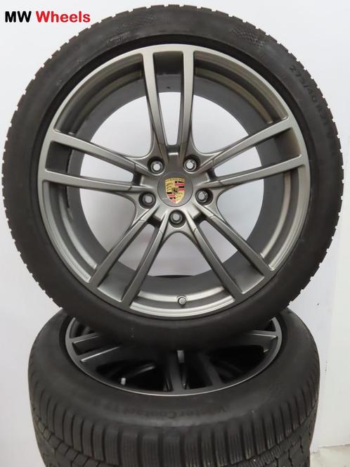 Porsche 21 inch Origineel Cayenne 9Y E3 velgen winterbanden, Auto-onderdelen, Banden en Velgen, Banden en Velgen, Winterbanden