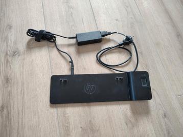 Hp UltraSlim Docking Station met adapter, Hp, Comme neuf, Enlèvement, Station d'accueil