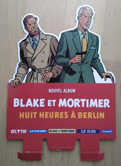 BD Blake et Mortimer 8 heures PLV Bocquet 69 cm sur 50,5, Livres, BD, Utilisé, Une BD, Enlèvement ou Envoi