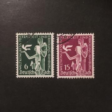 Duitse postzegels 1936 - Weltkongress Freizeit