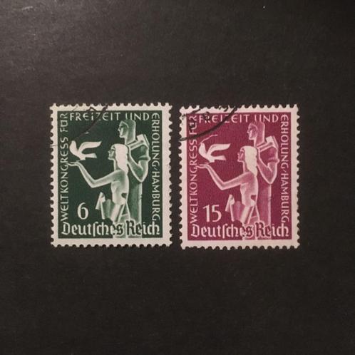 Duitse postzegels 1936 - Weltkongress Freizeit, Postzegels en Munten, Postzegels | Europa | Duitsland, Gestempeld, Duitse Keizerrijk