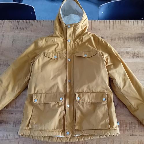 Jas Fjallräven dames L, Kleding | Dames, Jassen | Winter, Gedragen, Maat 42/44 (L), Geel, Ophalen of Verzenden