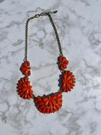 Goudkleurige Ketting Oranje, Handtassen en Accessoires, Kettingen, Ophalen of Verzenden, Zo goed als nieuw, Oranje