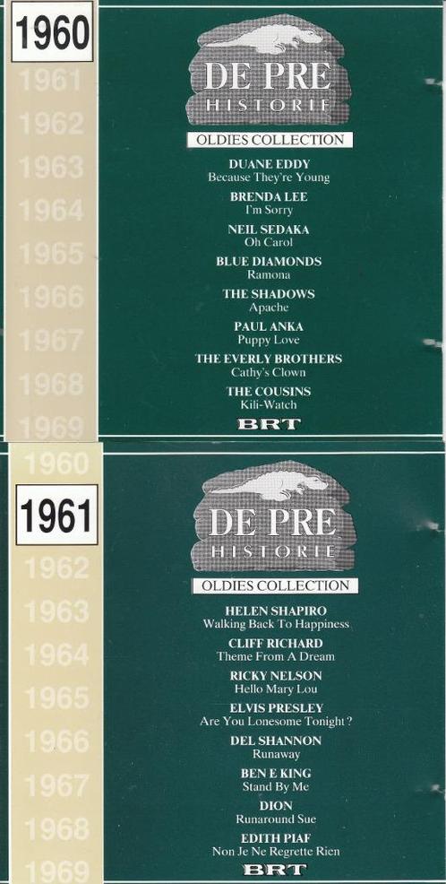 Volledige reeks De Prehistorie jaren 60 volume 1, Cd's en Dvd's, Cd's | Verzamelalbums, Pop, Verzenden